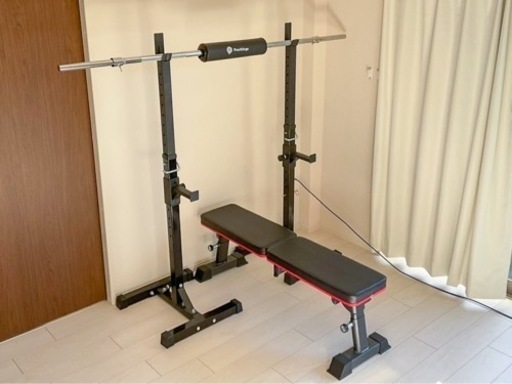筋トレセット ベンチプレス スクワット ホームビルダー (値下げ)