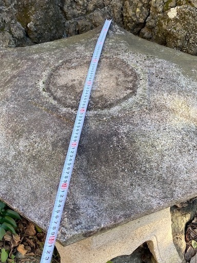 逸品 時代 石灯篭 石灯籠 御影石 六角灯篭灯籠燈籠道祖神石仏庭園庭石坪庭鑑賞オブジェ茶人古田織部古民具盆栽石仏蹲庭