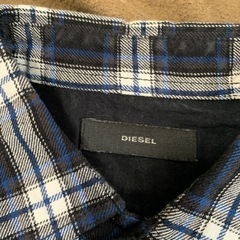 dieselチェックシャツの画像