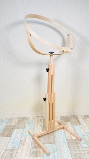 【未使用品】キルティング フープスタンド 手作り パッチワーク