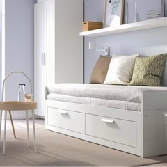 IKEA ブリムネス　デイベッド　ダブルベッドの画像