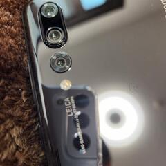 ドコモ　HUAWEI P20 Pro ブラック ライカ　leica カメラの画像
