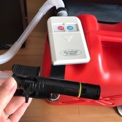 決まりました！DAINICHI石油ファンヒーター　2015年製　約14畳用　自動給油ポンプ付きポリタンク(18ℓ付き)の画像