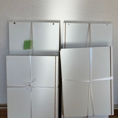 カラーボックス　2段　ホワイト　2個の画像