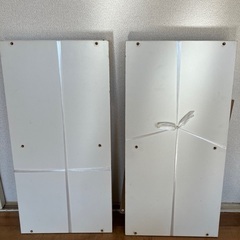 カラーボックス　2段　ホワイト　2個の画像