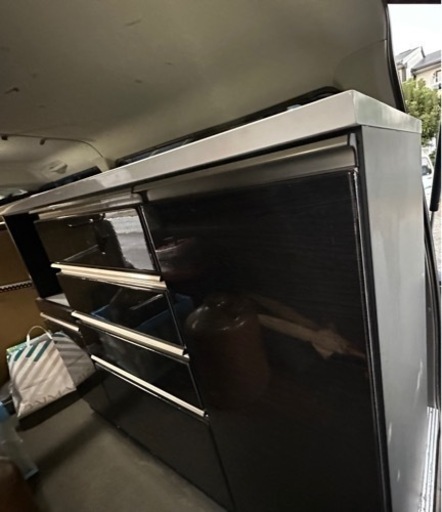 キッチンボード　食器棚　レンジボード　キッチン収納　美品