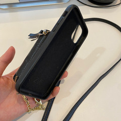 iphone11ケース　カード収納&肩下げ紐付きの画像