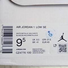 NIKE ナイキウィメンズ エアジョーダン 1 ロー WMNS AIR JORDAN 1 LOW SE
白金の画像