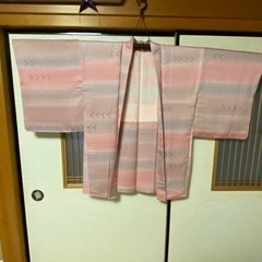 着物　羽織　縞　美品