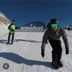 スノーフィートってやつを、、、⛸