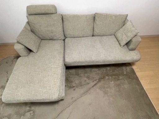 LOWYA ３人掛けカウチソファ　購入時54,000円相当
