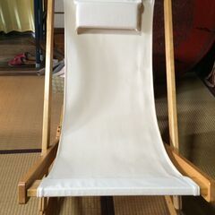 未使用 中居木工 折りたたみ出来るロッキングチェアー  直接引取...