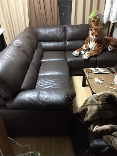 文書を最後までお読み下さいレザーソファー美品