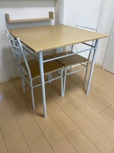 ダイニング３点セット　美品　弘益