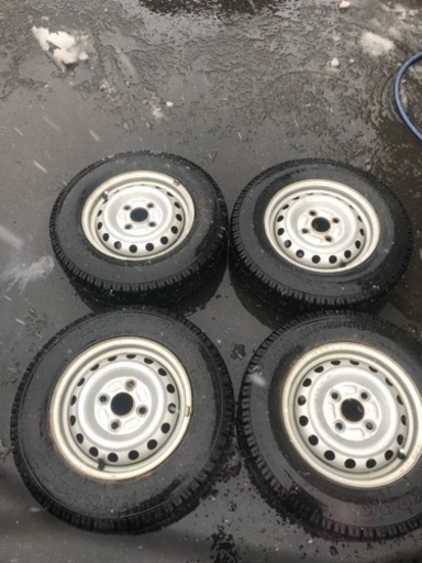 軽トラ用　バリピン　スパイク　スタッドレス　4本セット