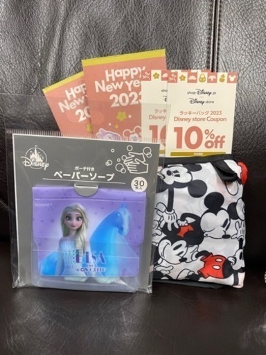 ディズニー　エコバッグ　ディズニーストアのクーポン券