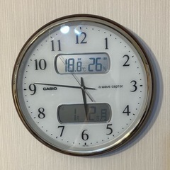 カシオ CASIO ITM-710J  [温・湿度計付き電波時計]の画像