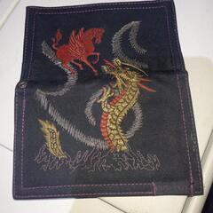 昭和ヤンキー当時物  刺繍財布JOHNNY KEYの画像