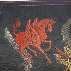 昭和ヤンキー当時物  刺繍財布JOHNNY KEYの画像
