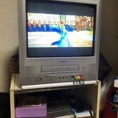 ♪SHARP テレビデオVT-17FS20と地デジチュナー　中古♪