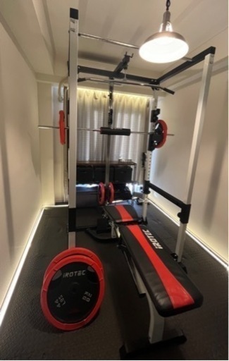 美品】値下げしました！アイロテックIROTEC マルチパワーラック 筋トレ