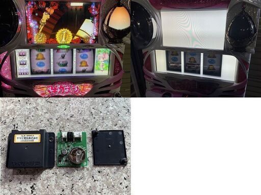★ 動作〇 ★ パチスロ 実機 初代 まどか☆マギカ 設定/ドアキー コイン不要 家庭用電源 アルティメットパネル