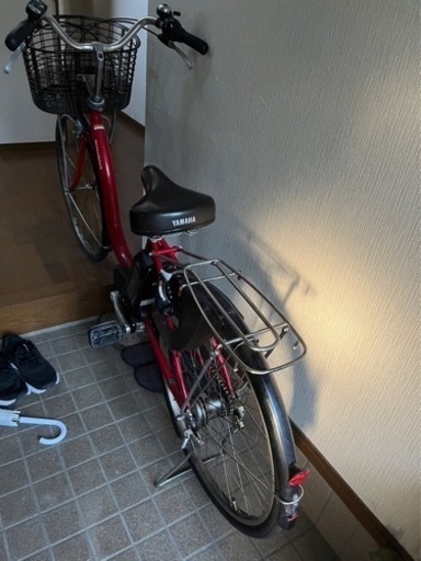 電気アシスト自転車　YAMAHA  PAS  NATURA  レッド