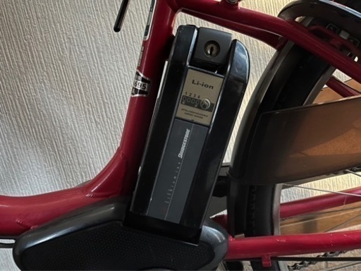 電気アシスト自転車　YAMAHA  PAS  NATURA  レッド