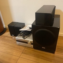 Onkyo 2.1ch ホームシアターシステム＋センタースピーカー