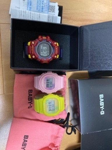 G-SHOCK新品バルセロナ　Baby-G　gショック サッカー　時計カシオ