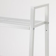 【ほぼ新品　IKEA】LERBERG レールベリ シェルフユニット　ホワイト　ラック　シェルフ　棚の画像