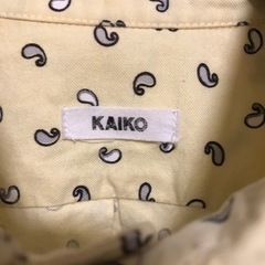 KAIKO Mサイズ ペイズリー柄イエローの画像