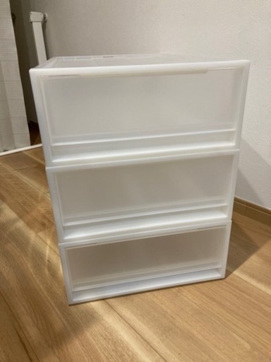 無印良品　衣装ケース(高さ18㌢)×3