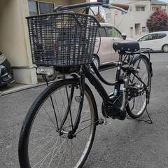 価格変更無し！！バッテリー容量5ah→8.7ahにUP！！電動アシスト自転車　ヤマハPAS ami 26型　Mブラック　充電器付きの画像