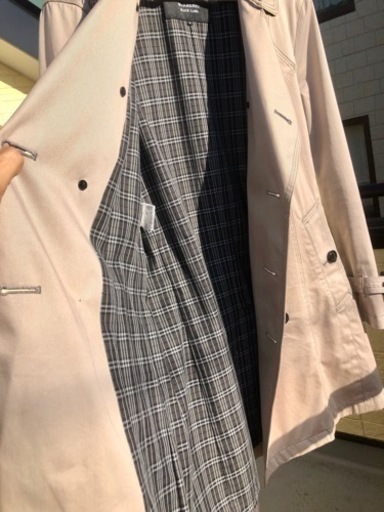 正規品 20万円超 美品 BURBERRY 大人気バーバリーブラックレーベル クリーニング済 高級感 トレンチコート 三陽商会 日本人