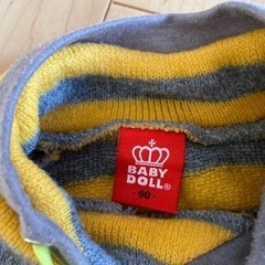 BABY DOLL 長袖　ニット　90cmの画像