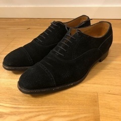 【無償】Trading Post 黒　スウェード　25.5cm