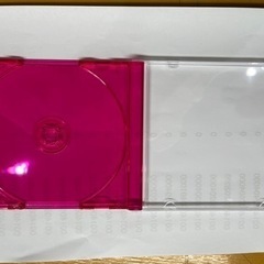 プラCDケース12枚セット（グリーン&ピンク）の画像