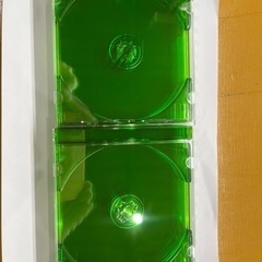 プラCDケース12枚セット（グリーン&ピンク）の画像