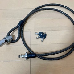 バイク用　ワイヤーロック