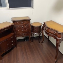 購入者決まりました！アンティーク家具　セット売り