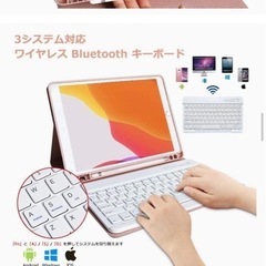 【新品・未使用】iPad カバーケース　ピンクの画像