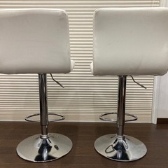 【取引完了】カウンターチェア　2脚の画像