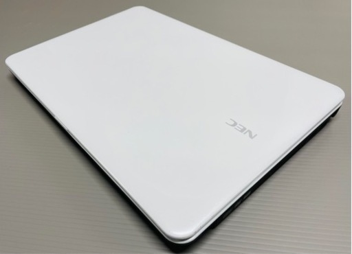 （引取先決定）配送可！　年賀状　Windows11搭載　人気のLS！ホワイト！NEC製ノートパソコンLaVie　HDD640GB、AC