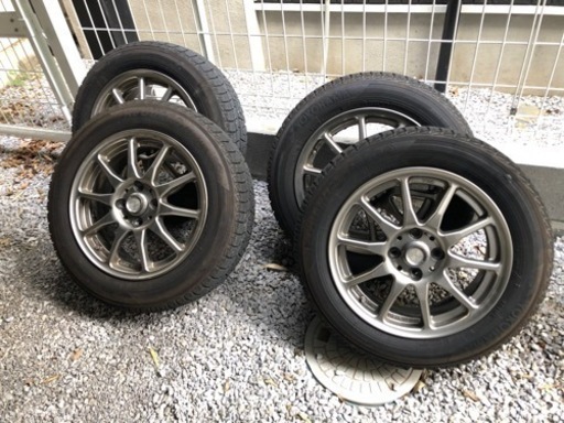 スタッドレスタイヤ4本セット　PIAA モトリズモ 15インチ　残山6部　18年