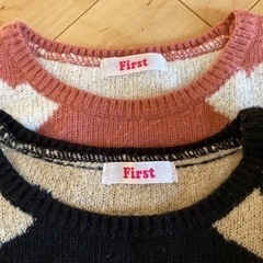 INGNI first ハートのニット　100cm 2枚セット　まとめ売りの画像