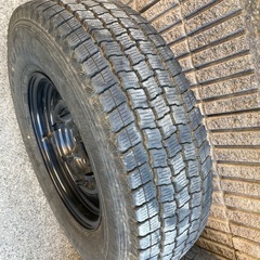 値下USランクルホイール？　139.7スチール　鉄　スタッドレス　ハイエースの画像