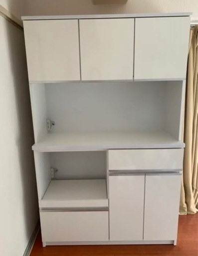 1/30まで《美品》大川家具 食器棚 キッチンボード