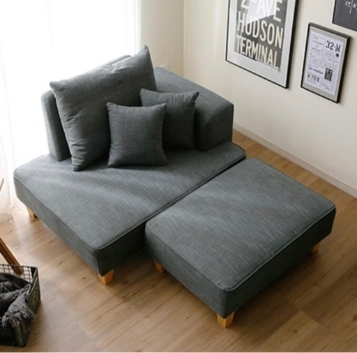 【値下げ】カウチソファベッド コンパクト LOWYA 16500円