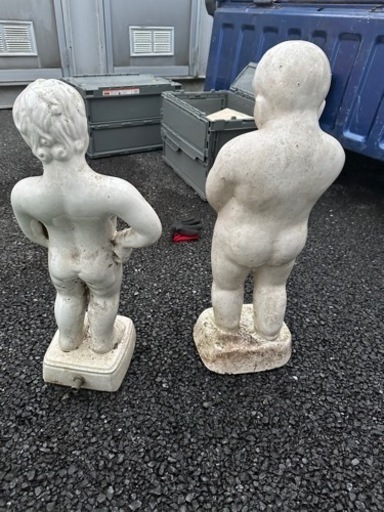 小便小僧　2体　ビンテージ　兄弟のようで可愛い